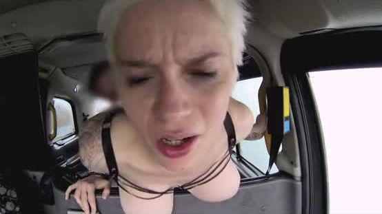 Blonde Mila Milan Fucked And Facial In Backseat Of Cab