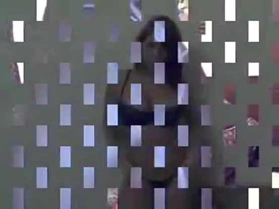 Girl in webcam strip